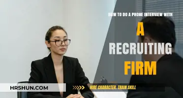 Mastering the Art of Phone Interviews with Recruiting Firms