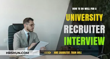 Ace Your University Recruiter Interview: Tips for Success