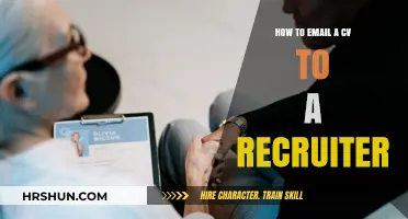 Mastering the Art of Emailing Your CV to Recruiters