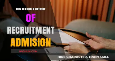 Crafting the Perfect Email to a Director of Recruitment Admissions