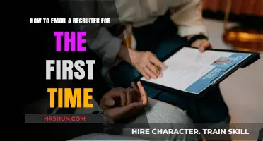 Crafting Your First Email to a Recruiter: Tips for Success