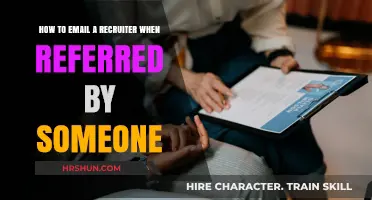 Networking Boost: Crafting the Perfect Email to a Recruiter After a Referral