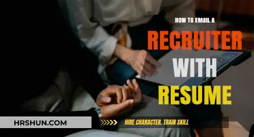 Crafting the Perfect Email to Recruiters: Resume Included!
