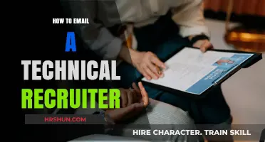 Crafting the Perfect Email to Impress a Technical Recruiter