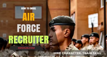 Crafting the Perfect Email to Your Air Force Recruiter: Tips and Tricks
