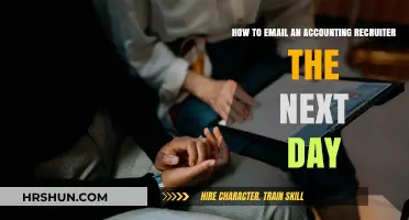 Effective Strategies for Emailing an Accounting Recruiter the Next Day