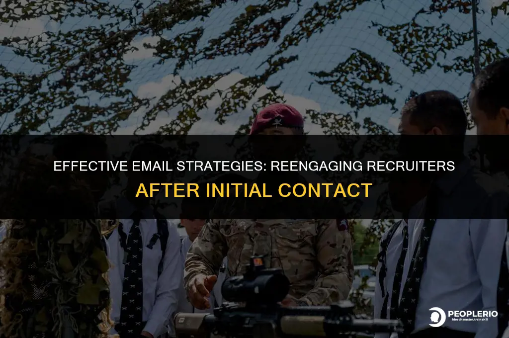 how to email for replying back after ask recruiter