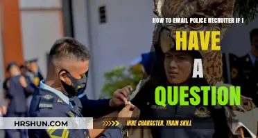 Reaching Out: How to Email a Police Recruiter with Questions