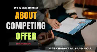 Navigating Job Offers: How to Professionally Email a Recruiter About a Competing Offer