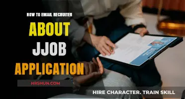 Effective Strategies for Emailing Recruiters About Job Applications