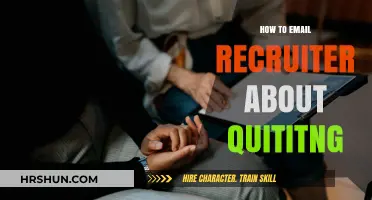 Gracefully Exiting: How to Email Your Recruiter About Quitting