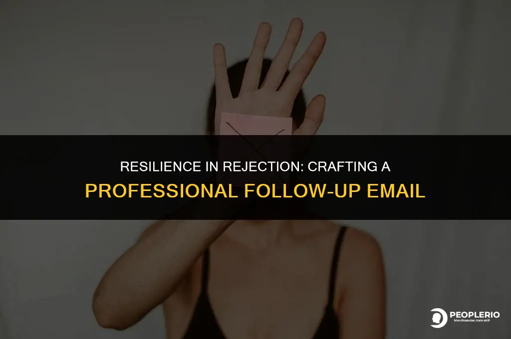 how to email recruiter after rejection