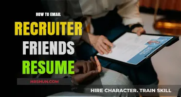Networking Your Way to Success: Emailing Recruiters Your Resume