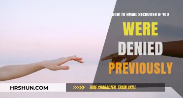 Reaching Out Again: How to Email a Recruiter After a Previous Rejection