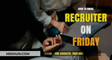 Effective Strategies for Emailing Recruiters on Fridays