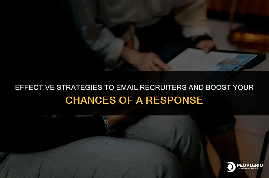 how to email recruiters and get responses