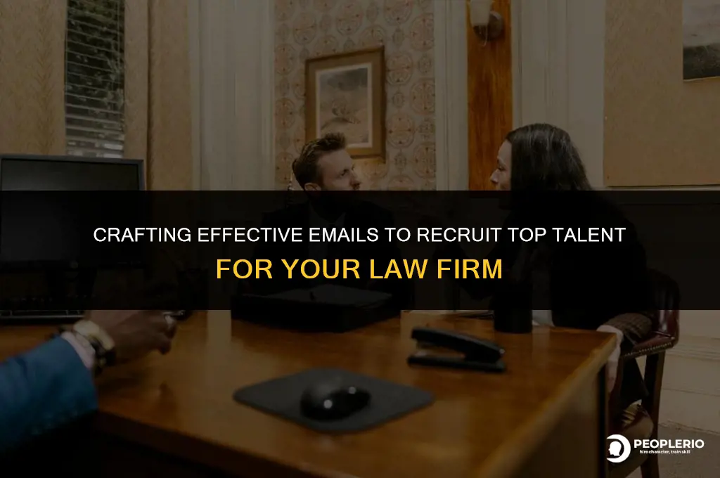 how to email recruiting contact law firm
