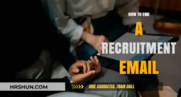 Crafting a Professional Closer: How to End a Recruitment Email Effectively