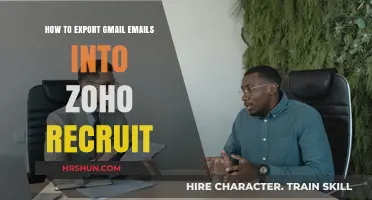 Streamline Your Recruitment Process: Exporting Gmail Emails to Zoho Recruit