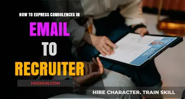 Expressing Condolences Professionally: A Guide for Emailing Recruiters
