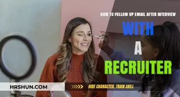 Effective Follow-Up Email Strategies Post-Interview with Recruiters