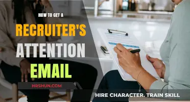 Crafting the Perfect Email to Captivate Recruiters: A Comprehensive Guide