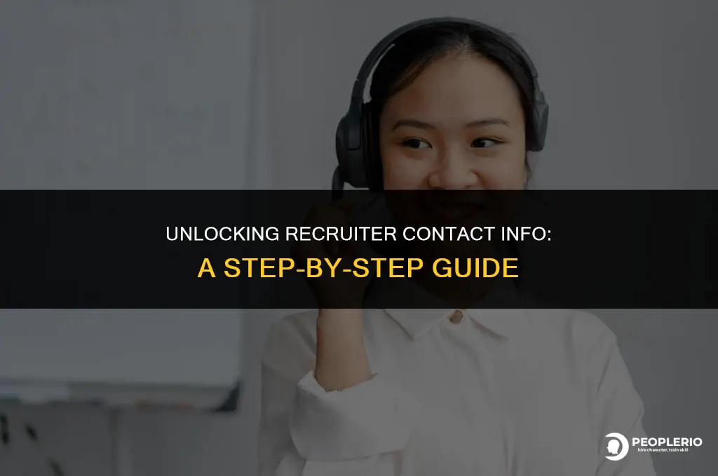 how to get a recruiters email id
