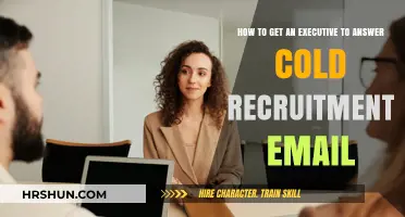 Unlocking Executive Responses: Mastering the Cold Recruitment Email
