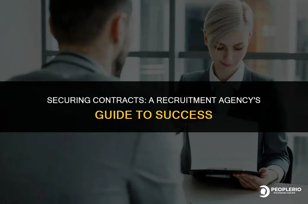 how to get contracts for a recruitment agency