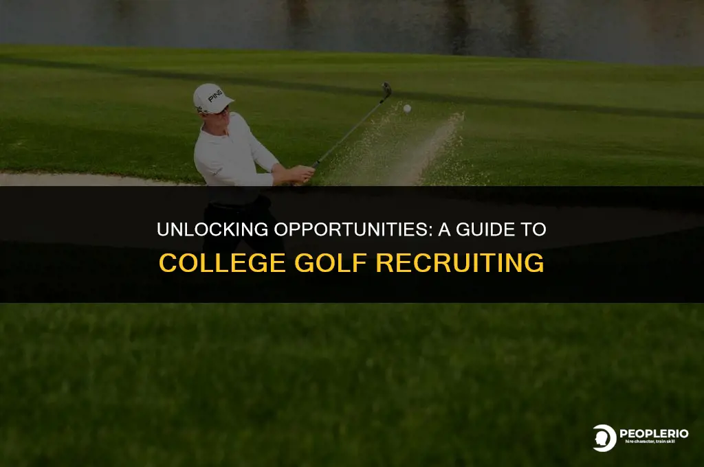 how to get into the college golf recruiting