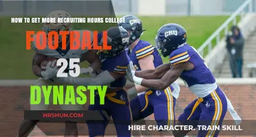 Maximizing Recruiting Time in College Football 25 Dynasty: A Strategic Guide