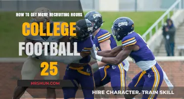 Maximizing Recruiting Hours in College Football 25: A Comprehensive Guide