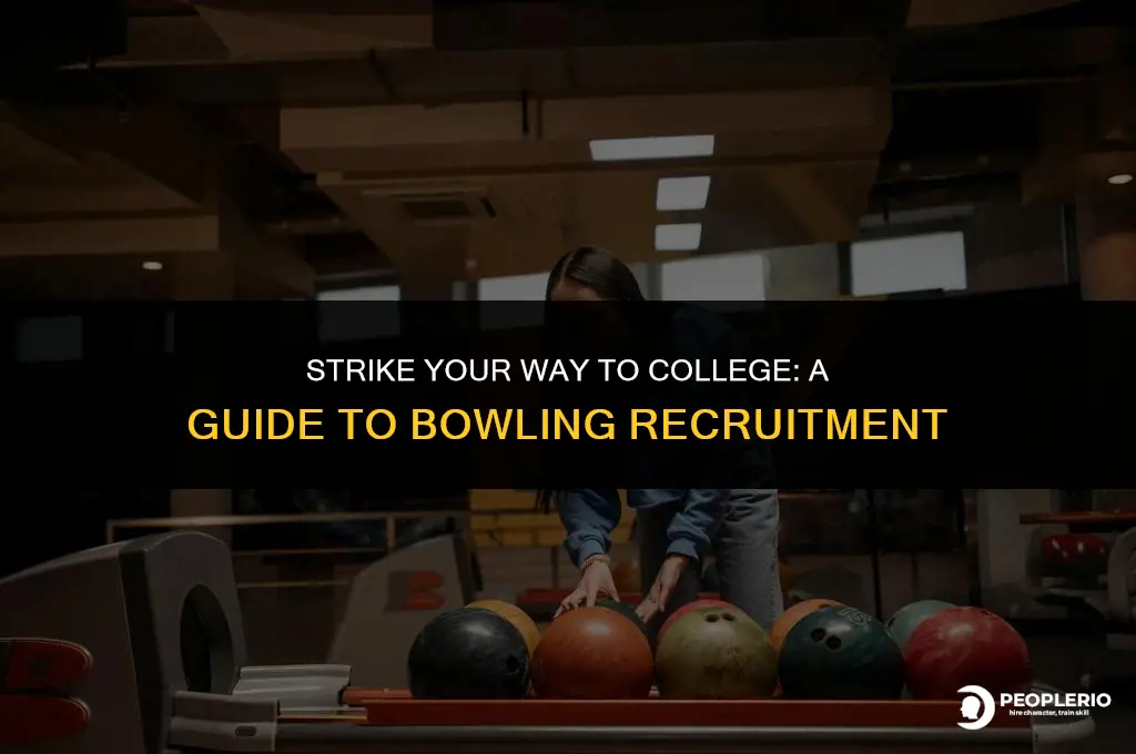 how to get recruited for bowling to college