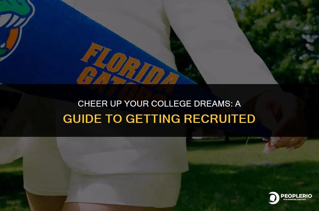 how to get recruited for college cheer