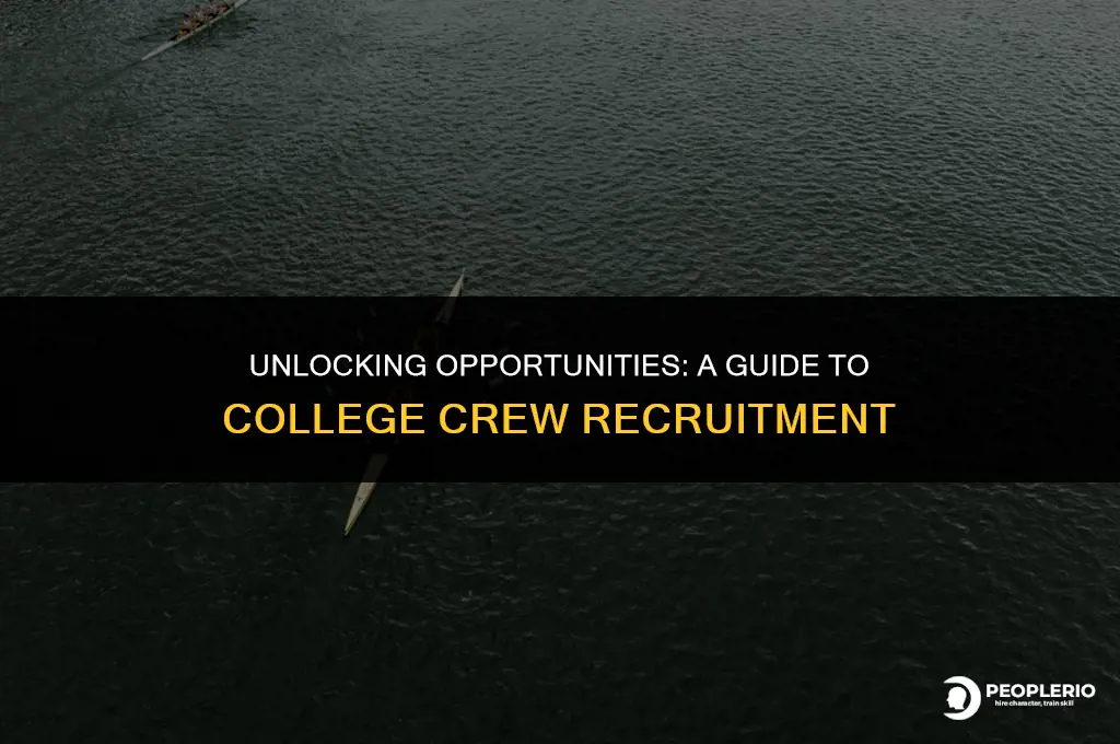 how to get recruited for college crew