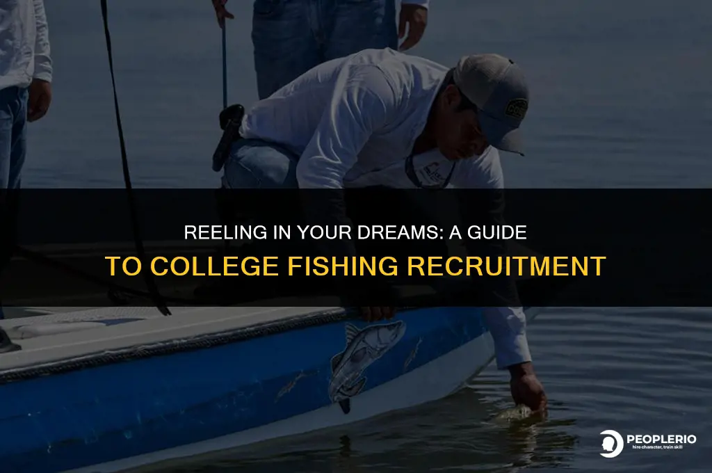 how to get recruited for college fishing