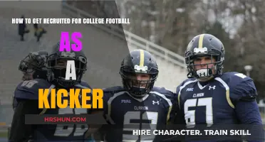Unlocking Your Potential: A Guide to College Football Recruitment for Kickers