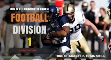 Unlocking Your Potential: A Guide to Division 1 College Football Recruitment