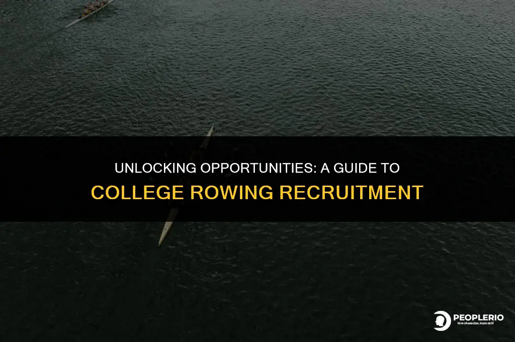 how to get recruited for college rowing