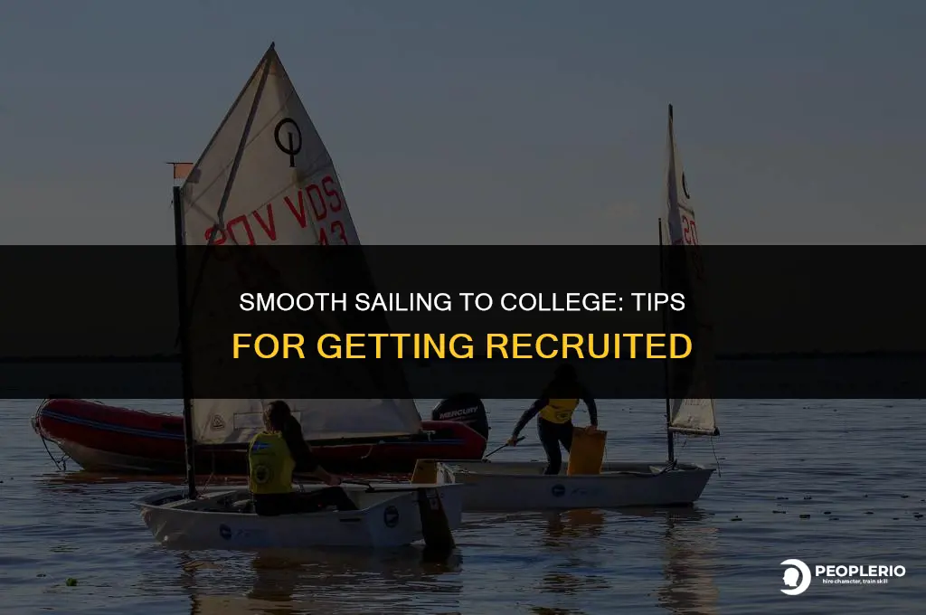 how to get recruited for college sailing