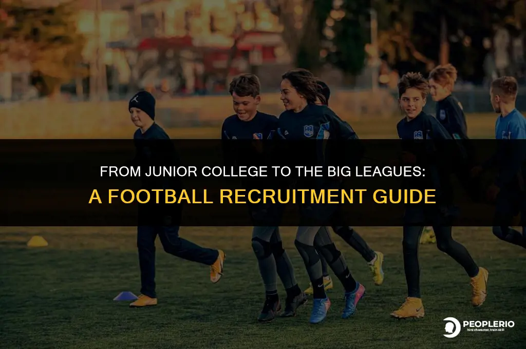 how to get recruited out of junior college for football