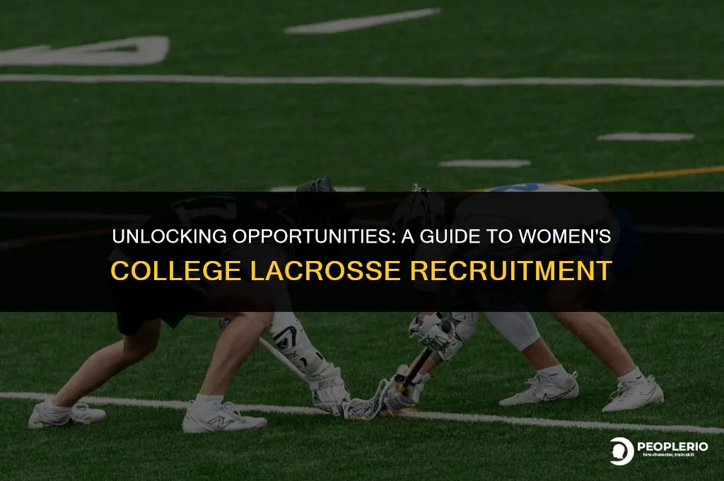 how to get recruited to play womens college lacrosse