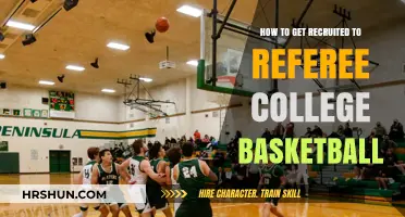 Path to the Whistle: A Guide to Becoming a College Basketball Referee