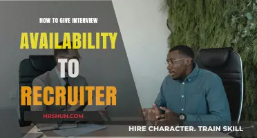Maximizing Interview Opportunities: A Guide to Communicating Availability to Recruiters