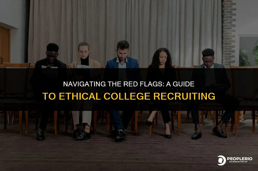 how to handle illegal college recruiting practices