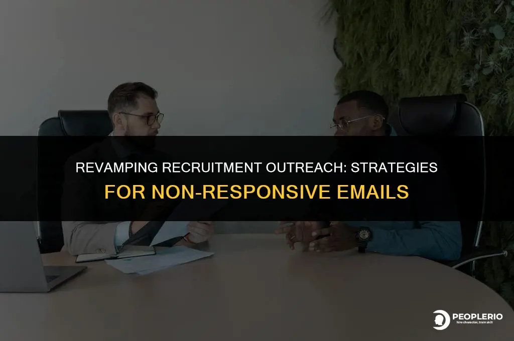 how to handle non responsive recruitment email