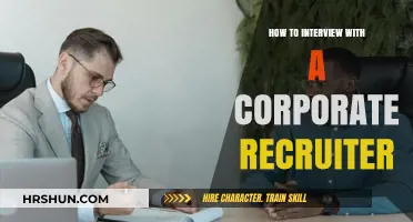 Mastering the Corporate Interview: Tips from a Recruiter's Perspective