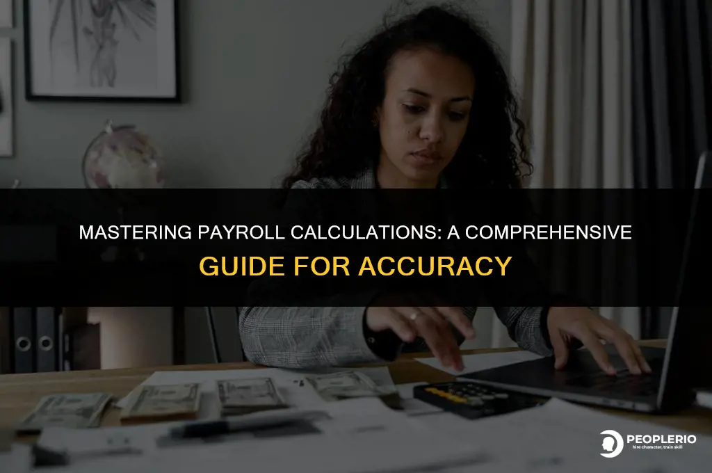 how to know correct calculations for payroll