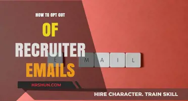 Reclaim Your Inbox: A Guide to Opting Out of Recruiter Emails