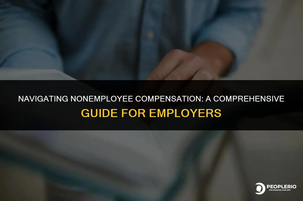 how to pay nonemployee compensation